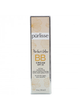 Purlisse, Perfect Glow, BB Cream, SPF 30, Tan Deep, 1.4 fl oz (40 ml)
