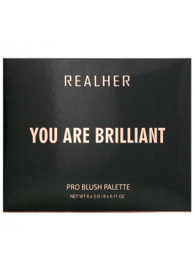 RealHer, You Are Brilliant, Pro Blush Palette, 0.66 oz (18 g)