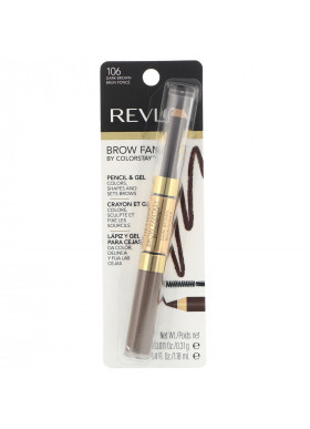 Revlon, Brow Fantasy, 106 Dark Brown, 0.011 oz (0.31 g) / 0.04 fl oz (1.18 ml)