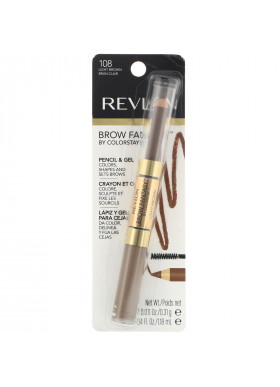 Revlon, Brow Fantasy, 108 Light Brown, 0.011 oz (0.31 g) / 0.04 fl oz (1.18 ml)