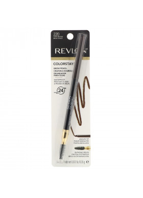 Revlon, Colorstay, Brow Pencil, 220 Dark Brown, 0.012 oz (0.35 g)