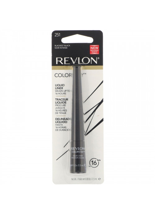 Revlon, Colorstay, Liquid Liner, Blackest Black 251, 0.08 oz (2.5 ml)