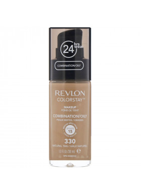 Revlon, Colorstay, Makeup, Combination/Oily, 330 Natural Tan, 1 fl oz (30 ml)