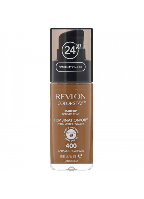 Revlon, Colorstay, Makeup, Combination/Oily, 400 Caramel, 1 fl oz (30 ml)