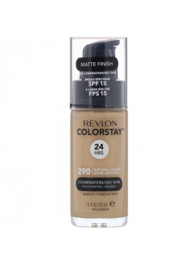 Revlon, Colorstay Makeup, Combination/Oily, SPF 15, 290 Natural Ochre, 1 fl oz (30 ml)