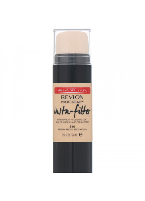 Revlon, PhotoReady, Insta-Filter Foundation, 240 Medium Beige, 0.91 fl oz (27 ml)