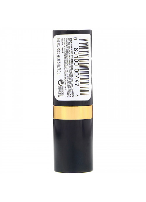 Revlon, Super Lustrous, Lipstick, Creme, 225 Rosewine, 0.15 oz (4.2 g)