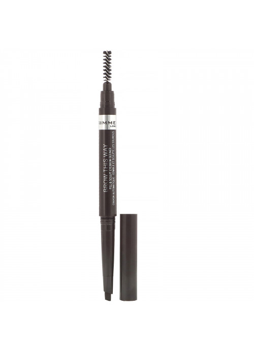 Rimmel London, Brow This Way Eyebrow Definer, 003 Dark Brown, 0.008 oz (.25g)