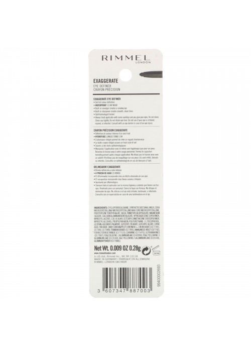 Rimmel London, Exaggerate Eye Definer, 212 Rich Brown, 0.009 oz (.28 g)
