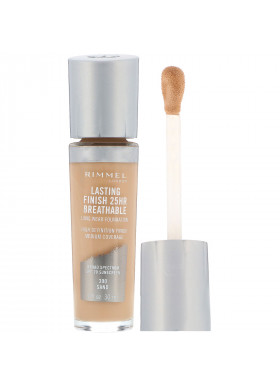 Rimmel London, Lasting Finish 25HR Breathable Long Wear Foundation, 300 Sand, 1 fl oz (30 ml)