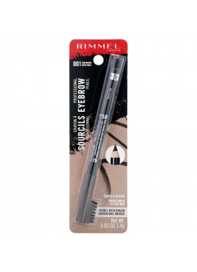 Rimmel London, Professional Eyebrow Pencil, 001 Dark Brown, .05 oz (1.4 g)