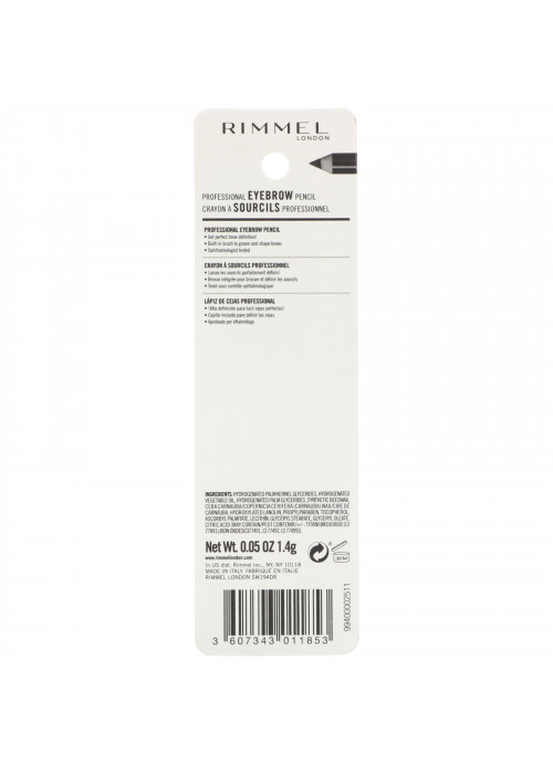Rimmel London, Professional Eyebrow Pencil, 002 Hazel, .05 oz (1.4 g)