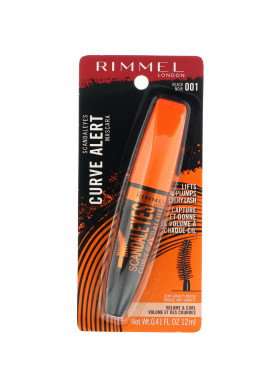 Rimmel London, Scandaleyes Curve Alert Mascara, 001 Black, 0.41 fl oz (12 ml)
