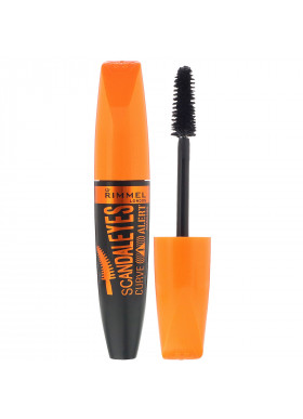 Rimmel London, Scandaleyes Curve Alert Mascara, 001 Black, 0.41 fl oz (12 ml)