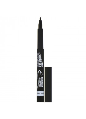 Rimmel London, Scandaleyes Thick & Thin Eyeliner, Black 001 , .0367 fl oz (1.1 ml)