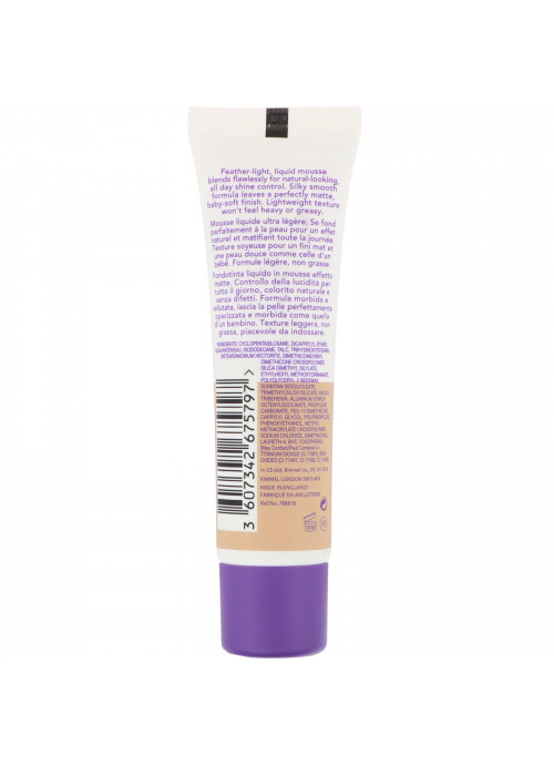 Rimmel London, Stay Matte Liquid Mousse Foundation, 200 Soft Beige, 1 fl oz (30 ml)