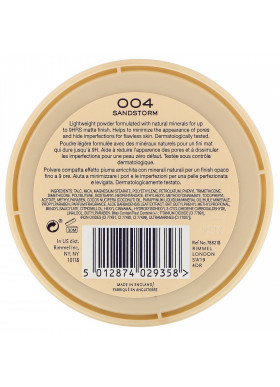 Rimmel London, Stay Matte Pressed Powder, Lightweight Mattifying, 004 Sandstorm, 0.49 oz (14 g)
