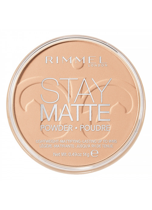 Rimmel London, Stay Matte Pressed Powder, Lightweight Mattifying, 004 Sandstorm, 0.49 oz (14 g)