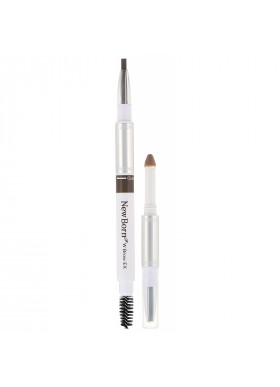 Sana, New Born, Eyebrow Powder & Pencil, B2 Grayish Brown, 1 Piece