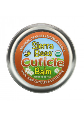 Sierra Bees, Cuticle Care Balm, Geranium, Orange & Lemongrass, 0.6 oz (17 g)