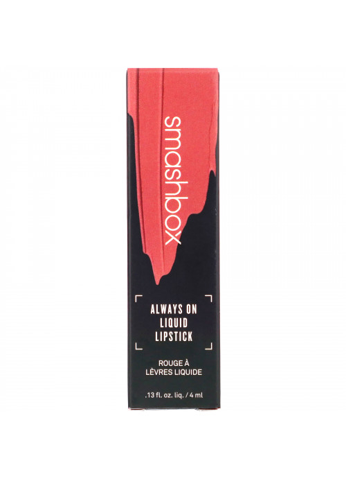 Smashbox, Always On Liquid Lipstick, Babe Alert, 0.13 fl oz (4 ml)