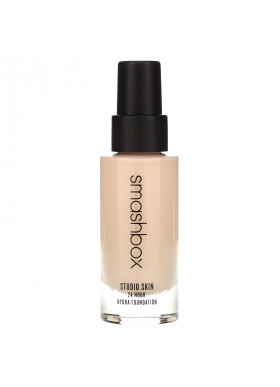 Smashbox, Studio Skin 24 Hour Hydrating Foundation 0.1 Very Fair with Neutral Undertone, 1 fl oz (30 ml)