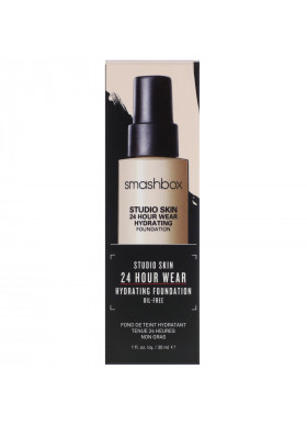 Smashbox, Studio Skin 24 Hour Wear Hydrating Foundation 0.5 Fair with Cool Undertone, 1 fl oz (30 ml)