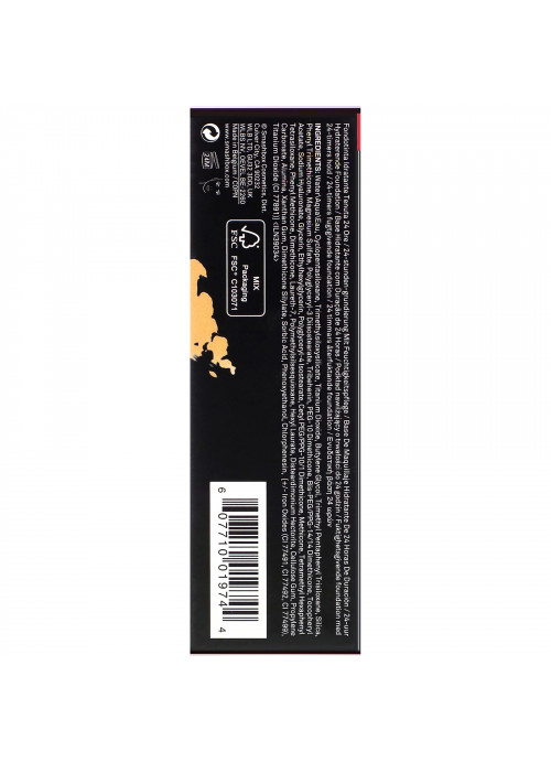 Smashbox, Studio Skin 24 Hour Wear Hydrating Foundation 2.4 Light Medium with Warm Peach Undertone, 1 fl oz (30 ml)