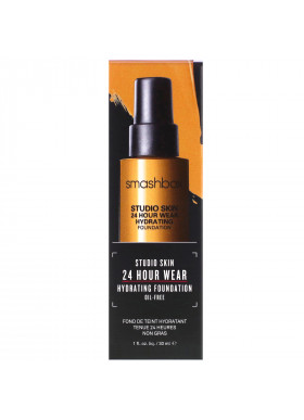 Smashbox, Studio Skin 24 Hour Wear Hydrating Foundation, 3.2 Medium Dark with Neutral Undertone, 1 fl oz (30 ml)