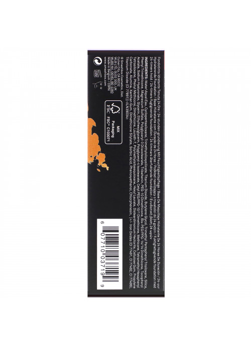 Smashbox, Studio Skin 24 Hour Wear Hydrating Foundation, 4.0 Medium Dark with Warm Peach Undertone, 1 fl oz (30 ml)