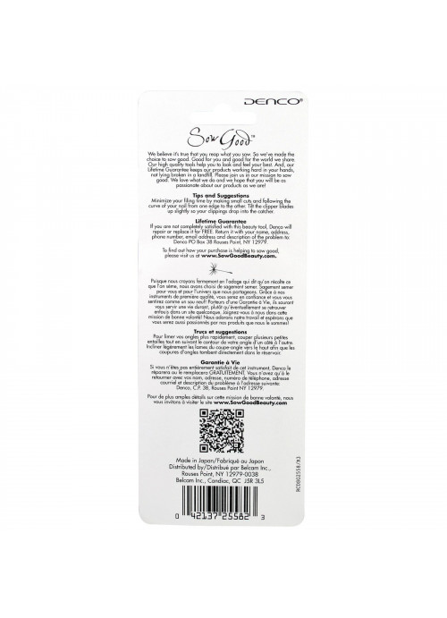 Sow Good, Nail Clipper with Catcher, 1 Piece
