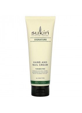 Sukin, Hand & Nail Cream, Signature, 4.23 fl oz (125 ml)