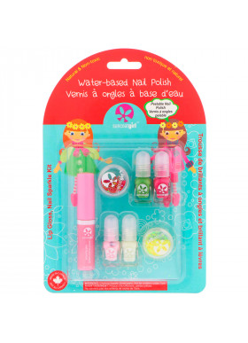 SuncoatGirl, Lip Gloss, Nail Sparkle Kit, 7 Piece Set