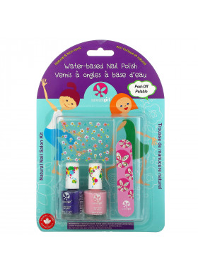 SuncoatGirl, Natural Nail Salon Kit, 4 Piece Set