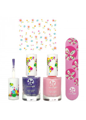 SuncoatGirl, Natural Nail Salon Kit, 4 Piece Set