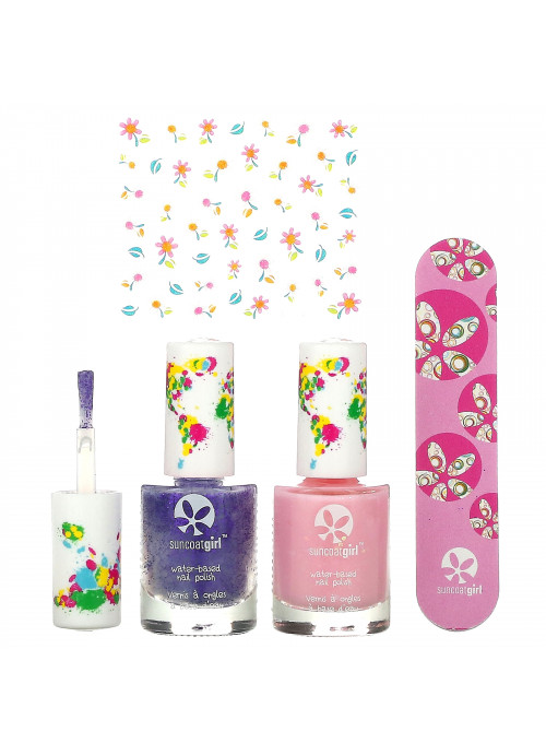 SuncoatGirl, Natural Nail Salon Kit, 4 Piece Set