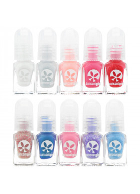 SuncoatGirl, Water-Based Nail Polish Kit, Flare & Fancy, 10 Pieces