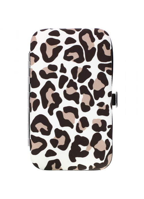 The Vintage Cosmetic Co., Manicure Purse, Leopard Print, 1 Kit