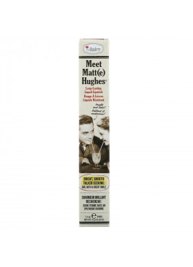 theBalm Cosmetics, Meet Matt(e) Hughes, Long-Lasting Liquid Lipstick, Charming, 0.25 fl oz (7.4 ml)