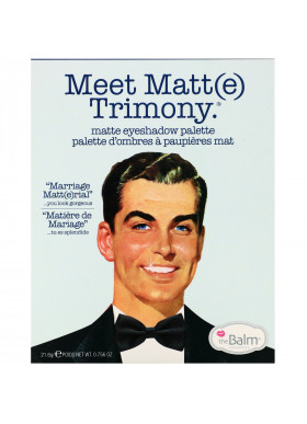 theBalm Cosmetics, Meet Matte Trimony, Matte Eyeshadow Palette, Marriage Matt(e)rial, 0.756 oz (21.6 g)