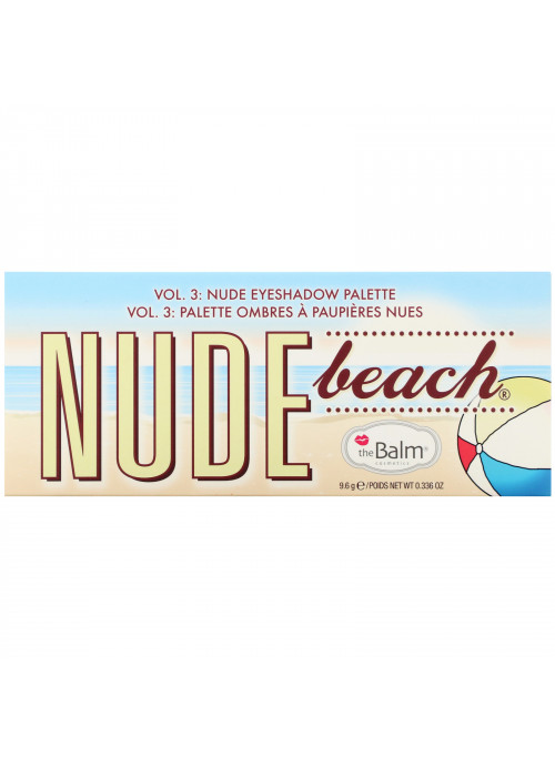 theBalm Cosmetics, Nude Beach, Volume 3, Nude Eyeshadow Palette, 0.336 oz (9.6 g)