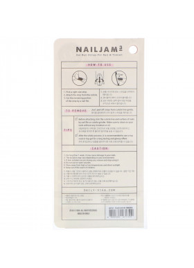 Vika Nailjam, Gel Nail Strips For Nails & Toenails, Fashion Week, 38 Strips