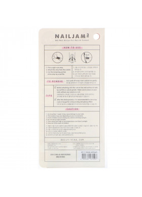 Vika Nailjam, Gel Nail Strips For Nails & Toenails, Posh Affair, 38 Strips