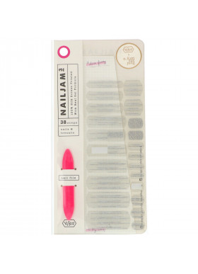Vika Nailjam, Gel Nail Strips For Nails & Toenails, You Shine Today X, 38 Strips