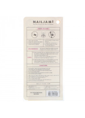 Vika Nailjam, Nail Gel Strips For Nails & Toenails, Lady Mode, 38 Strips