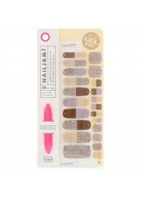 Vika Nailjam, Nail Gel Strips For Nails & Toenails, Lady Mode, 38 Strips
