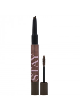 VT X BTS, Stay It Eyebrow Duo, #01 Dark Brown, 0.2 g + 2.5 ml