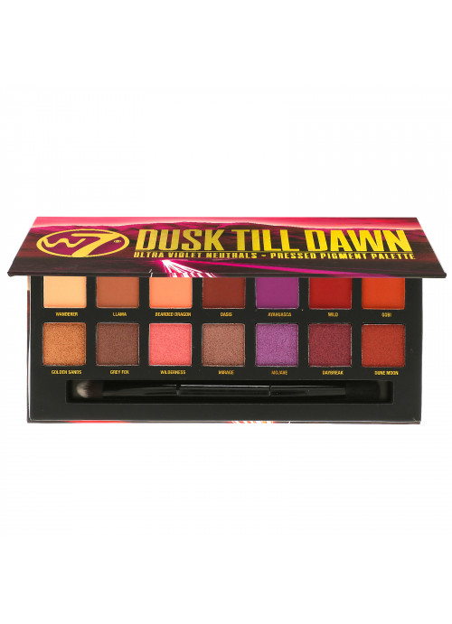 W7, Dusk Till Dawn, Ultra Violet Neutrals, Pressed Pigment Palette, 0.34 oz (9.6 g)