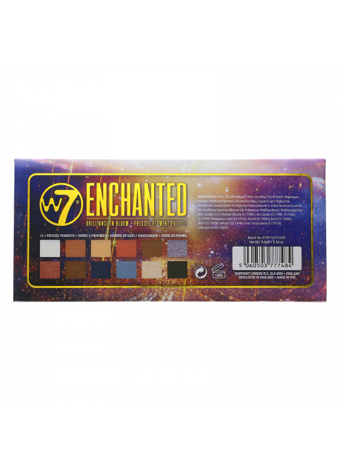 W7, Enchanted, Brilliance in Bloom, Pressed Pigment Palette, 0.34 oz (9.6 g)