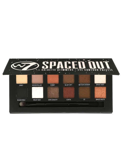 W7, Spaced Out, Galactic Glimmers, Eye Contour Palette, 0.34 oz (9.6 g)